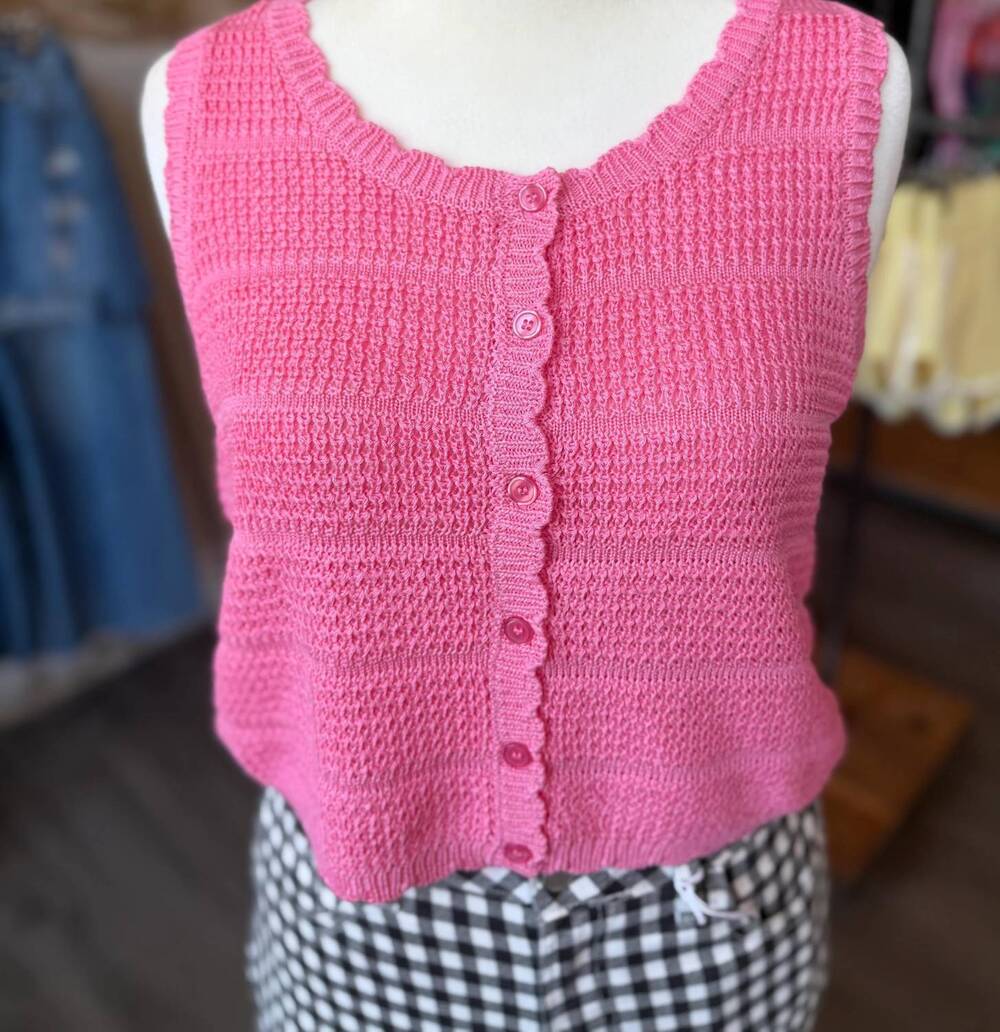 NEW PAPERMOON women's paisley sweater top in pink